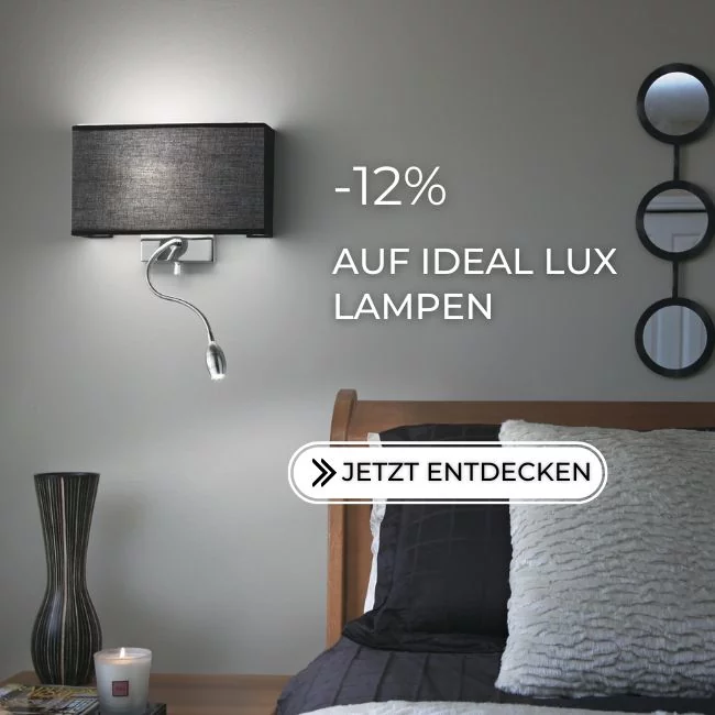 -12% auf Ideal Lux Leuchten